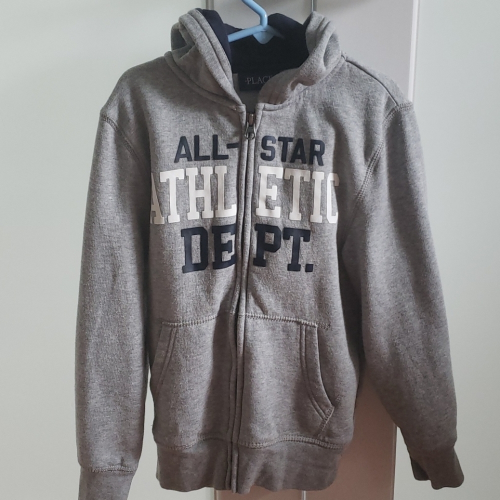 Boys zip-up sweat jacket